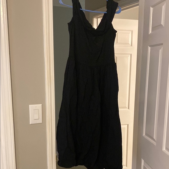 PrettyGarden Dresses & Skirts - Black V-Neck Sleeveless Cocktail Sundress